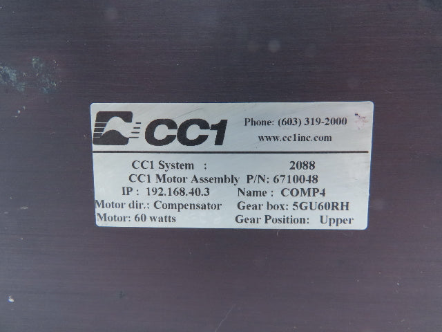 Oriental Motor 5RK60GU-AWT 60:1 Reversible Gearmotor 115V CC1 Controller Box