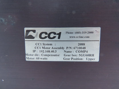 Oriental Motor 5RK60GU-AWT 60:1 Reversible Gearmotor 115V CC1 Controller Box