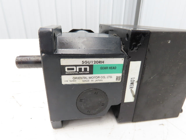 Oriental Motor 5RK60GU-AWT 120:1 Reversible Gearmotor 115V CC1 Controller Box
