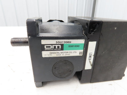 Oriental Motor 5RK60GU-AWT 120:1 Reversible Gearmotor 115V CC1 Controller Box
