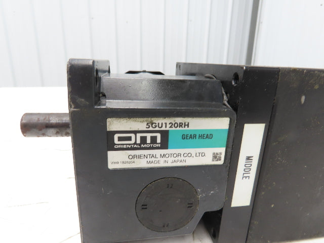 Oriental Motor 5RK60GU-AWT 120:1 Reversible Gearmotor 115V CC1 Controller Box