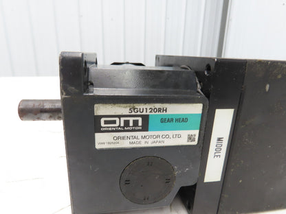 Oriental Motor 5RK60GU-AWT 120:1 Reversible Gearmotor 115V CC1 Controller Box