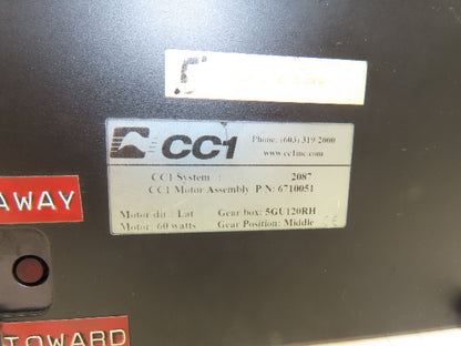 Oriental Motor 5RK60GU-AWT 120:1 Reversible Gearmotor 115V CC1 Controller Box