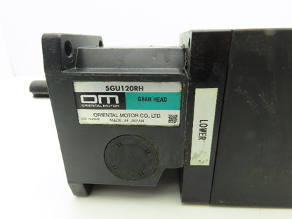Oriental Motor 5RK60GU-AWT 120:1 Reversible Gearmotor 115V CC1 Controller