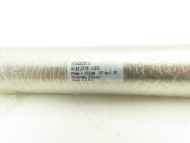 Parker WD448255 B Pneumatic Tandem Cylinder .88" Bore x 3" Stroke 250 PSI