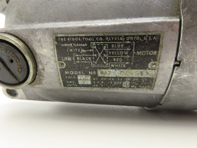 Ridgid 1157 Pipe Threader Motor 500/535 Series 115V 1PH