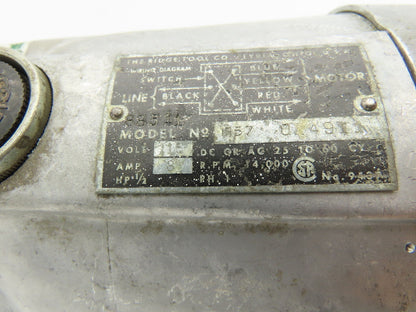 Ridgid 1157 Pipe Threader Motor 500/535 Series 115V 1PH