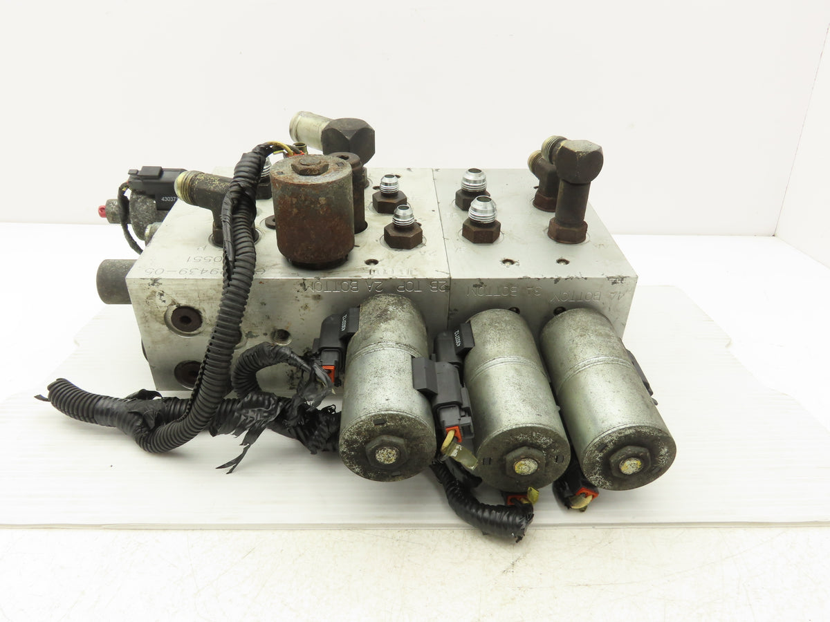 Hyster Hydraulic Manifold Block From E60Z-33 Forklift 8530551