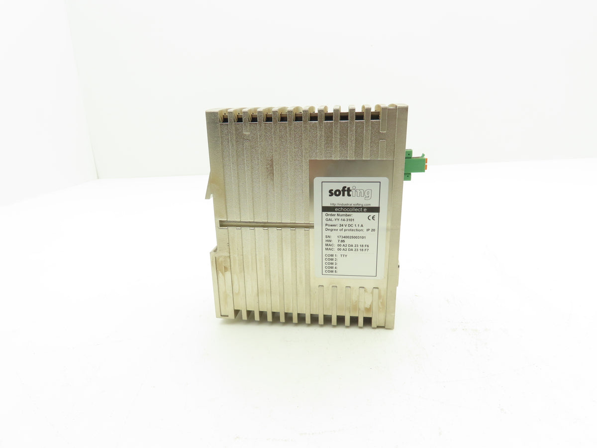 Softing GAL-YY-14-3101 echocollect e Multi-Protocol Gateway Ethernet to Database