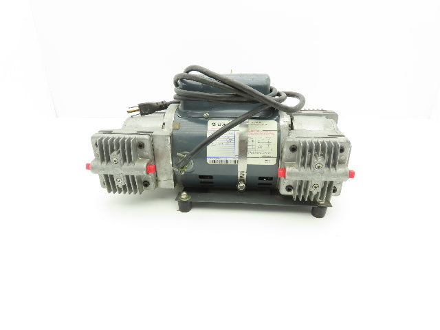 Air Dimensions 01340T Dia-Vac Diaphragm Vacuum Pump Quad Head 115/230V 1PH