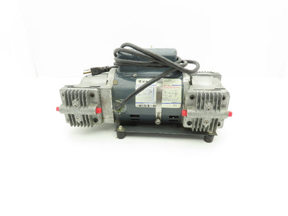 Air Dimensions 01340T Dia-Vac Diaphragm Vacuum Pump Quad Head 115/230V 1PH