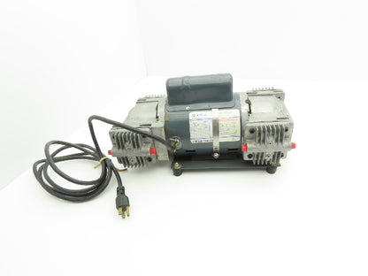 Air Dimensions 01340T Dia-Vac Diaphragm Vacuum Pump Quad Head 115/230V 1PH
