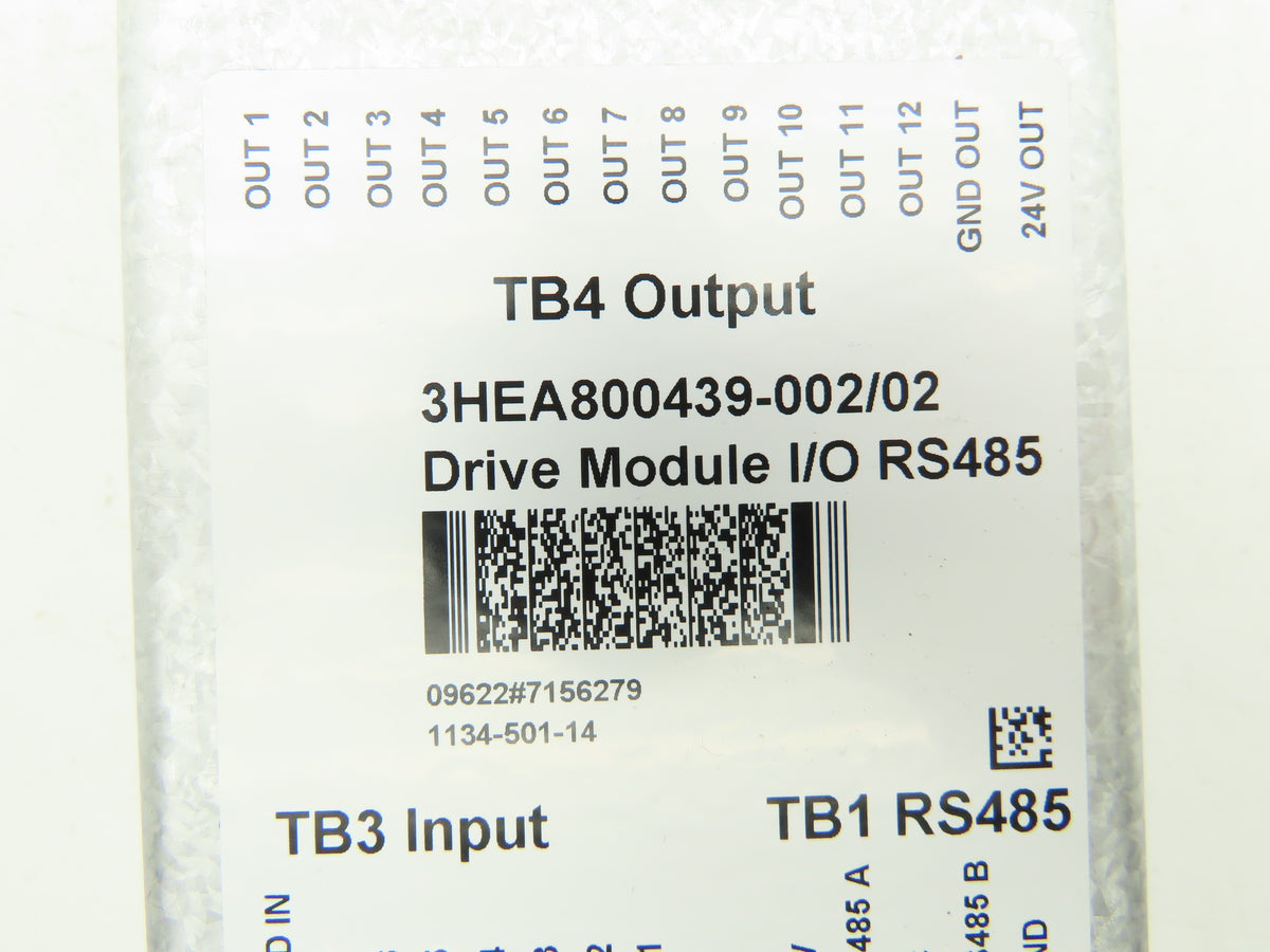 ABB 3HEA800439-002/02 Drive Module I/O RS485