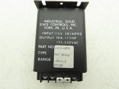 ISSC 1013-1-E-2-B Solid State Time Delay Relay 115 VAC 50/60 Hz Output 10A