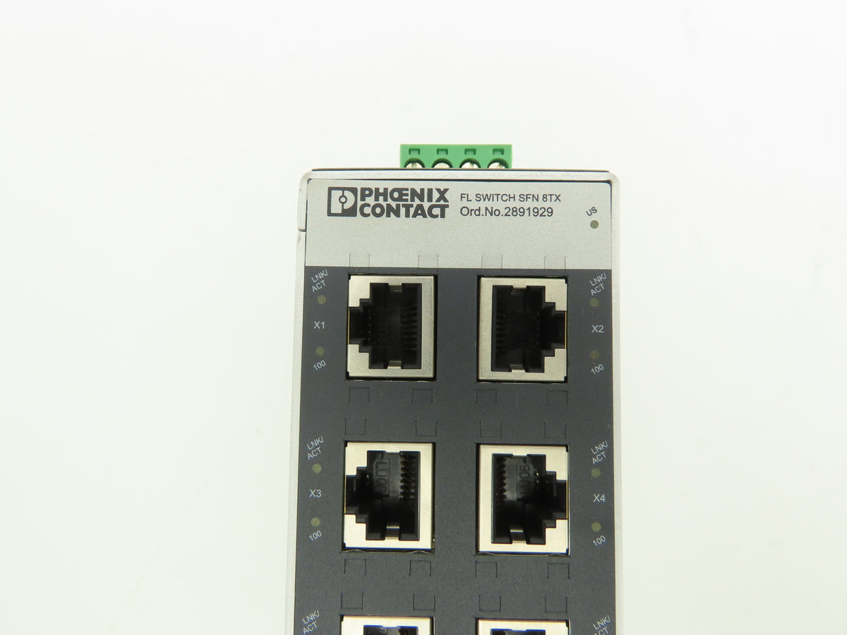 Phoenix 2891929 FL SWITCH SFN 8TX 8 Port Industrial Ethernet Switch 24V