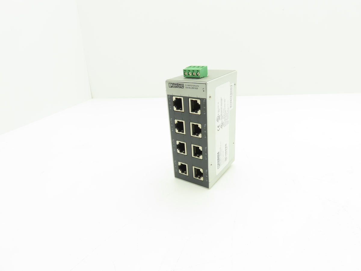 Phoenix 2891929 FL SWITCH SFN 8TX 8 Port Industrial Ethernet Switch 24V