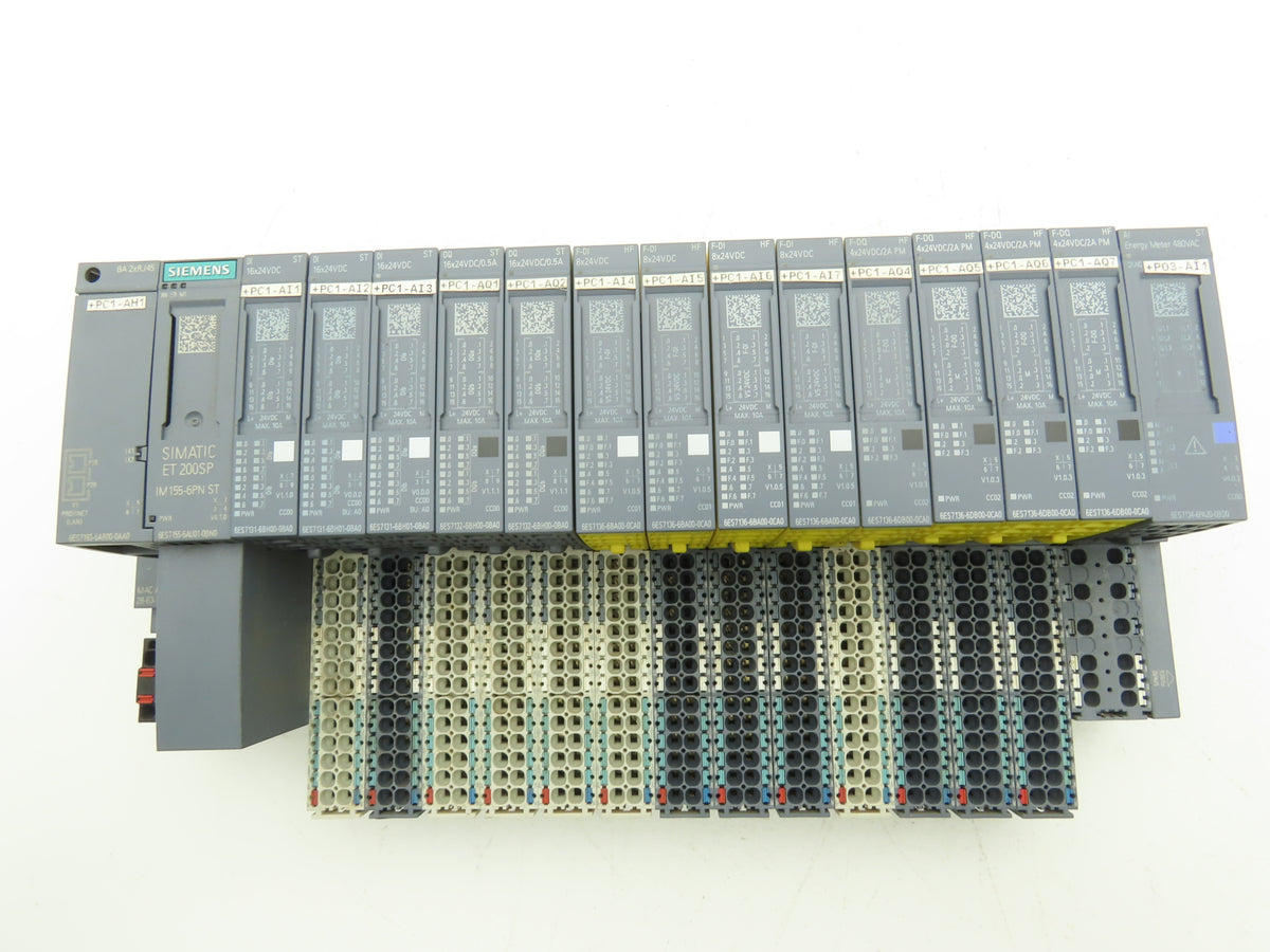 Siemens ET200SP SIMATIC PROFINET Failsafe Energy Meter IM155-6PN F-DI F-DQ 480V