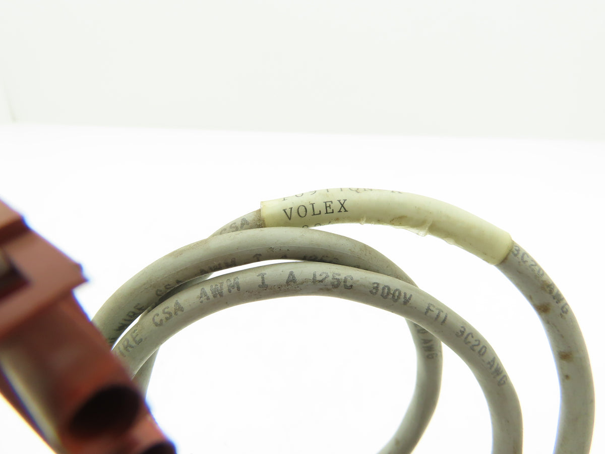 Volex P0911QN-A Dedicated 6 Pin Power Cord Connector Adapter 33" Cable 120 VAC