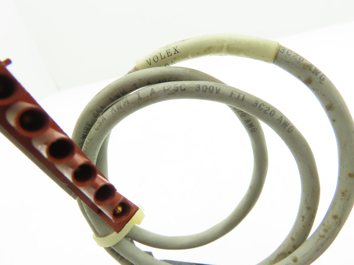 Volex P0911QN-A Dedicated 6 Pin Power Cord Connector Adapter 33" Cable 120 VAC