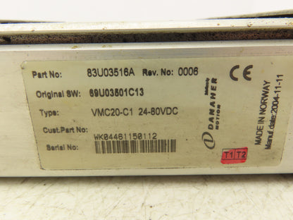 Danaher Motion VMC20-C1 Vehicle Master Controller Module E50Z-33 Rev 0006