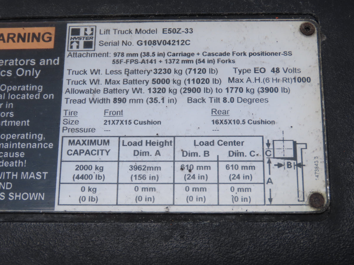 Danaher Motion VMC20-C1 Vehicle Master Controller Module E50Z-33 Rev 0006