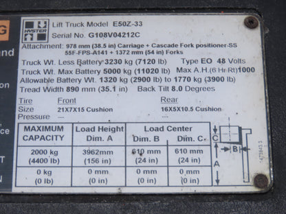 Sauer-Danfoss OSPM70ON Forklift Power Steering Unit Hydraulic Motor Off E50Z-33