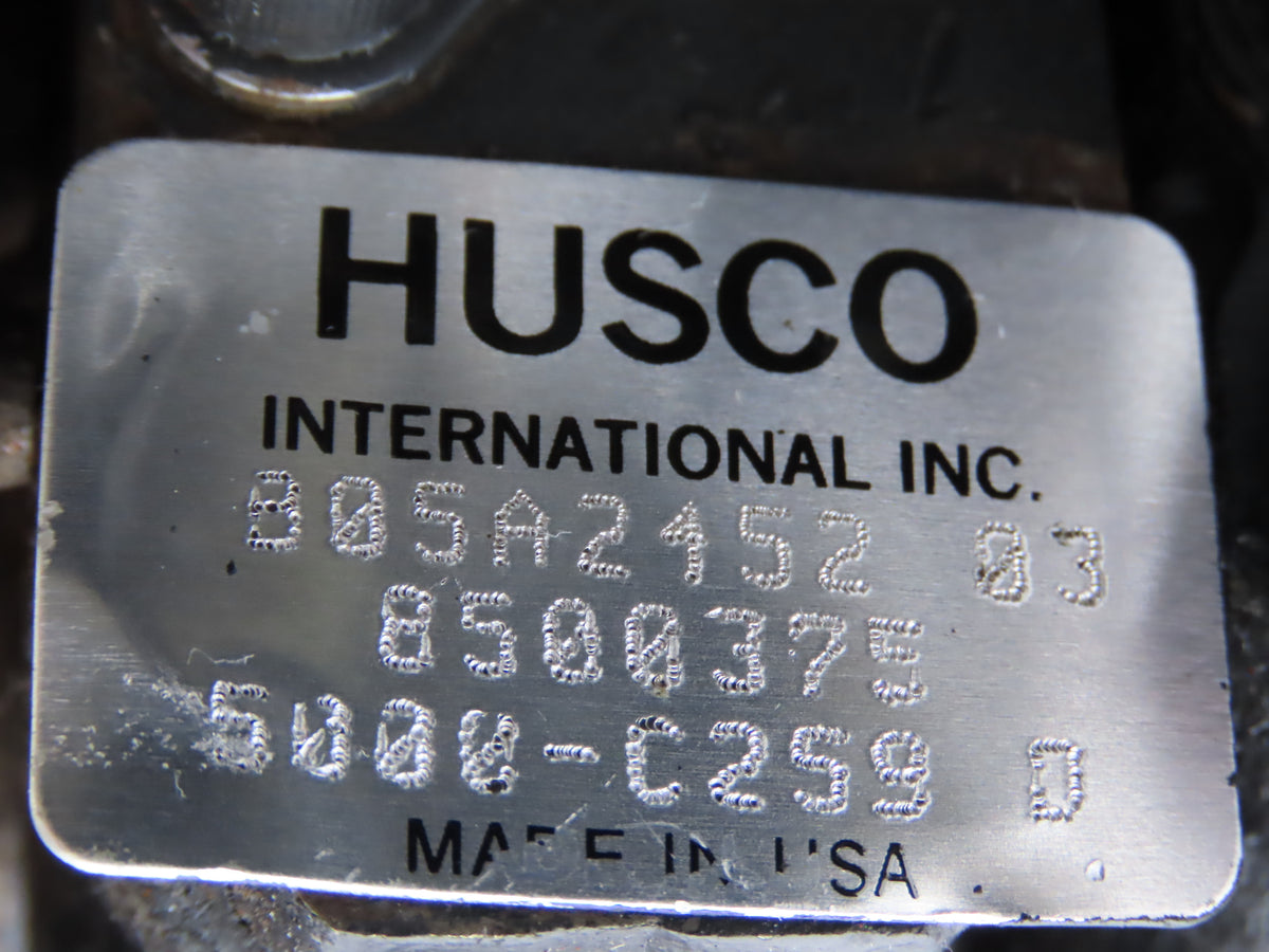 Husco 5000-C259 D Hydraulic 4-Spool Forklift Mast Control Valve Off E50Z-33
