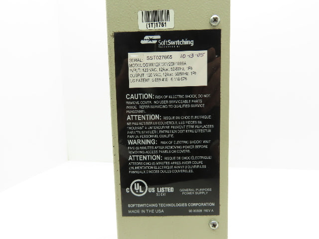 Soft Switching DS10012A120V2SH1000A DySc Power Supply Voltage Sag Protector 120V