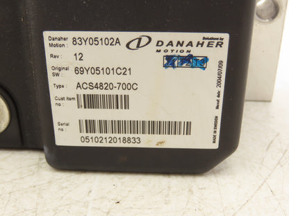 Danaher ACS4820-700C AC SuperDrive Forklift Motor Controller 48V 83Y05102A