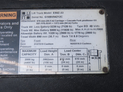 Danaher ACS4820-700C AC SuperDrive Forklift Motor Controller 48V 83Y05102A