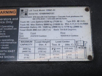 Danaher Motion ACS4815-525C AC SuperDrive Forklift Motor Controller E50Z-33