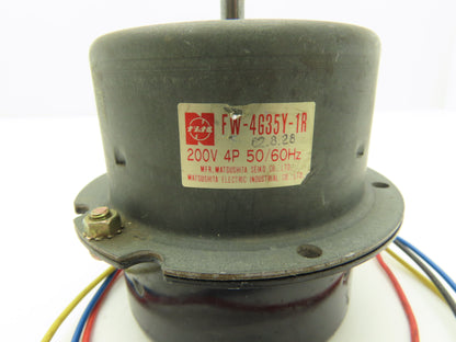 Matsushita Seiko FW-4G35Y-1R Cooling Fan Motor 200V 50/60Hz Shaft 8mm Body 90mm