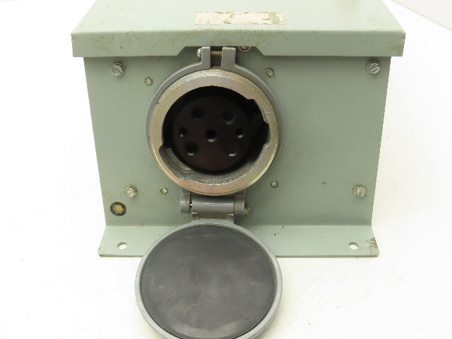 Eaton Disconnect Switch 60A 600V Fused Russellstoll DS6404MP Receptacle READ