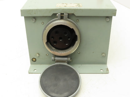 Eaton Disconnect Switch 60A 600V Fused Russellstoll DS6404MP Receptacle READ
