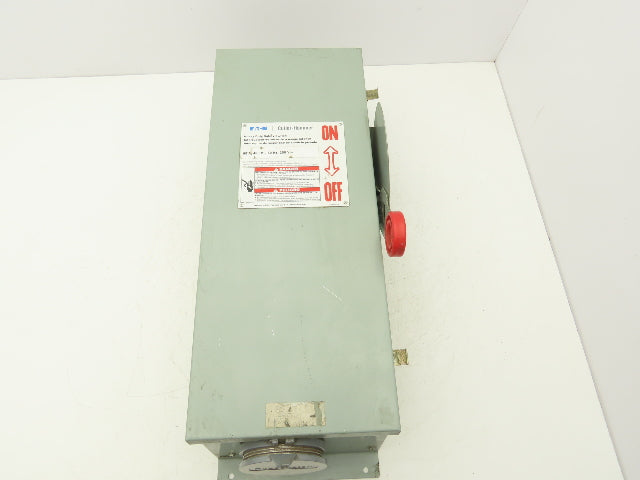 Eaton Disconnect Switch 60A 600V Fused Russellstoll DS6404MP Receptacle READ