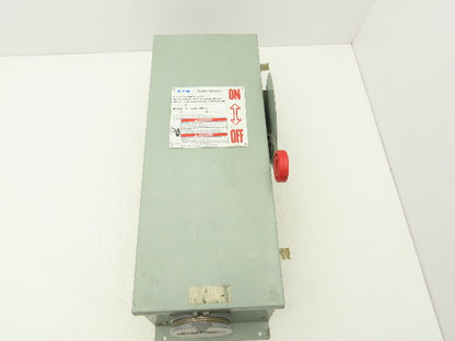 Eaton Disconnect Switch 60A 600V Fused Russellstoll DS6404MP Receptacle READ