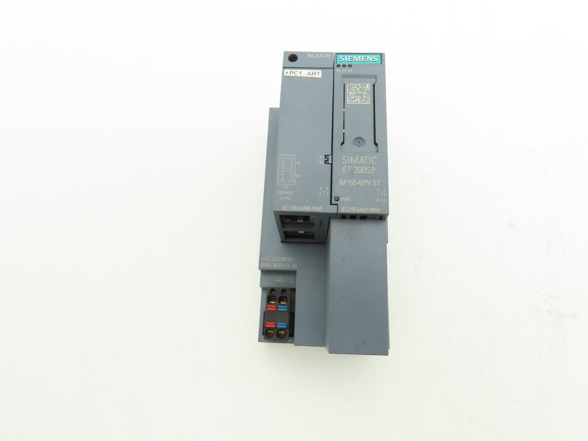 Siemens IM155-6PN ST ET200SP 6ES7155-6AU01-0BN0 PROFINET Interface Module V4.1.0