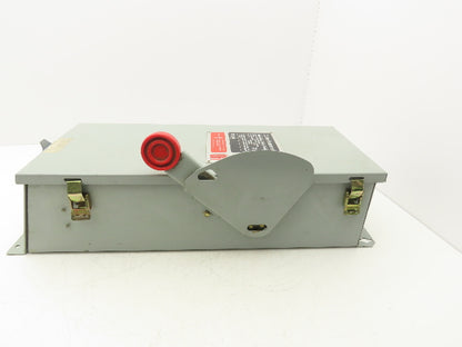 Cutler Hammer Disconnect Switch 60A 600V Fused Russellstoll DS6404MP Receptacle