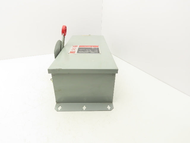 Cutler Hammer Disconnect Switch 60A 600V Fused Russellstoll DS6404MP Receptacle