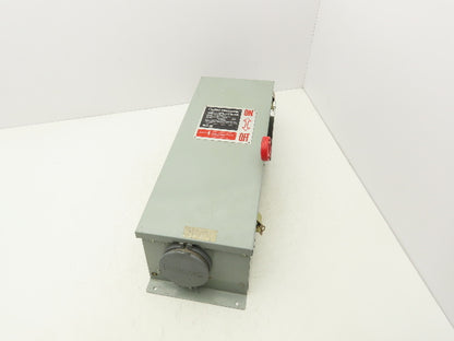Cutler Hammer Disconnect Switch 60A 600V Fused Russellstoll DS6404MP Receptacle