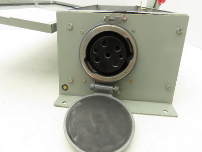Cutler Hammer Disconnect Switch 60A 600V Fused Russellstoll DS6404MP Receptacle