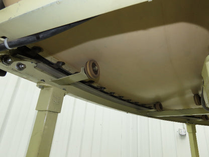 Sigma Portec 90 Deg Curve Portable Conveyor 18" Belt 230/460V Belt Drive 60FPM