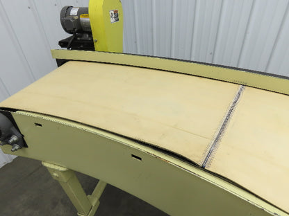 Sigma Portec 90 Deg Curve Portable Conveyor 18" Belt 230/460V Belt Drive 60FPM