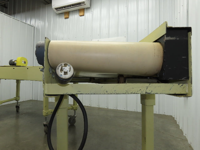 Sigma Portec 90 Deg Curve Portable Conveyor 18" Belt 230/460V Belt Drive 60FPM