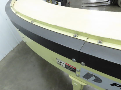 Sigma Portec 90 Deg Curve Portable Conveyor 18" Belt 230/460V Belt Drive 60FPM