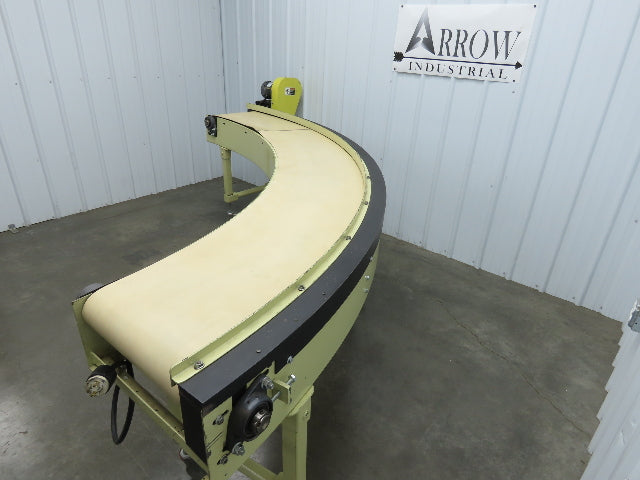 Sigma Portec 90 Deg Curve Portable Conveyor 18" Belt 230/460V Belt Drive 60FPM