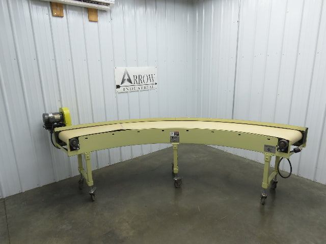 Sigma Portec 90 Deg Curve Portable Conveyor 18" Belt 230/460V Belt Drive 60FPM