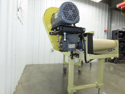 Sigma Portec 90 Deg Curve Portable Conveyor 18" Belt 230/460V Belt Drive 60FPM