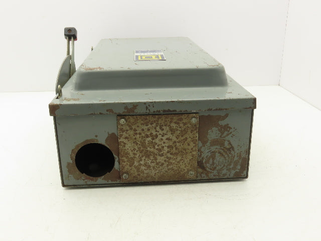 Square D HU364 Safety Disconnect Switch 200 Amp 600V 3 Pole Non-Fusible