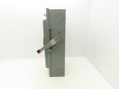 Square D HU364 Safety Disconnect Switch 200 Amp 600V 3 Pole Non-Fusible